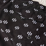 icon monogram trunk / black + ivory