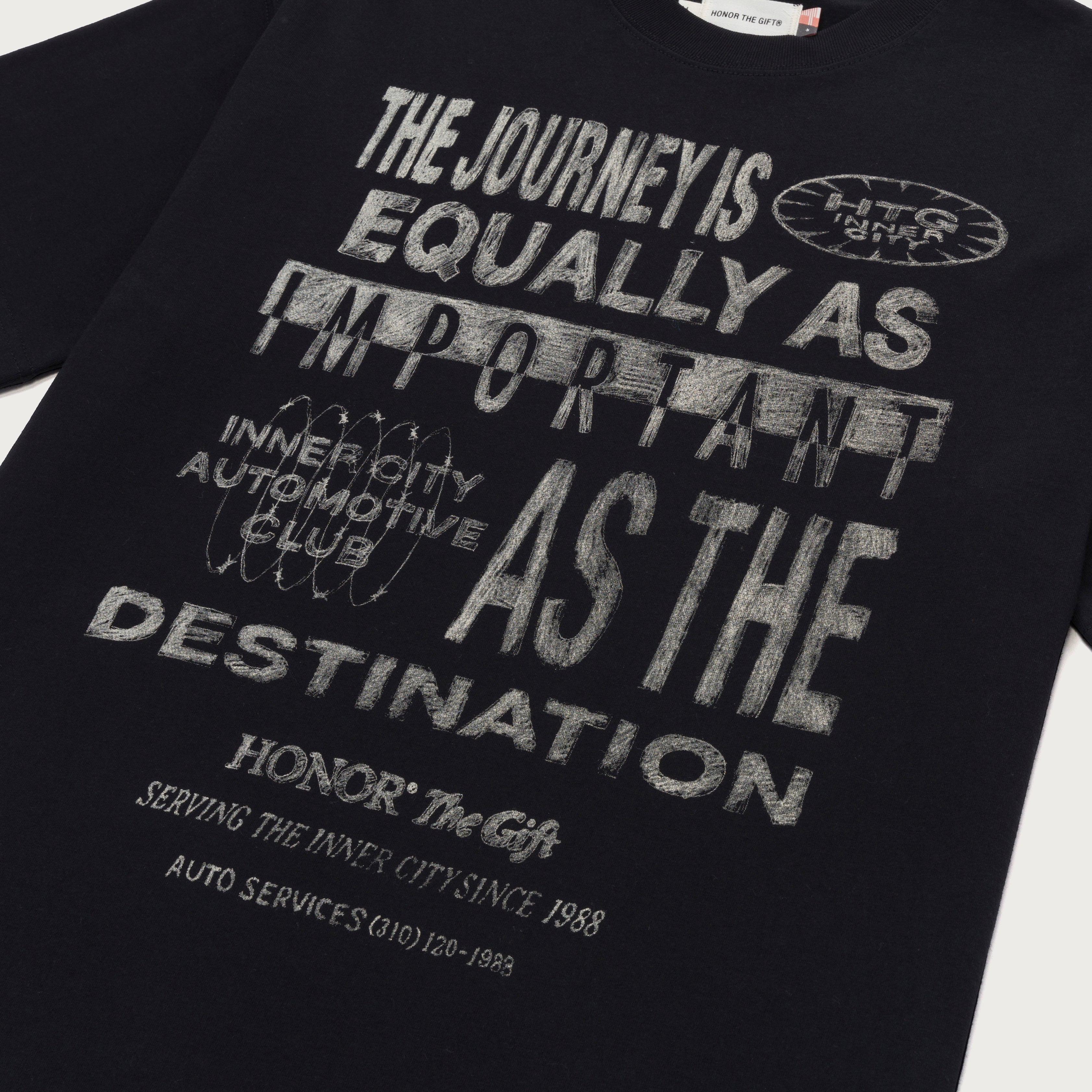 Traveled Journey Tee - Black
