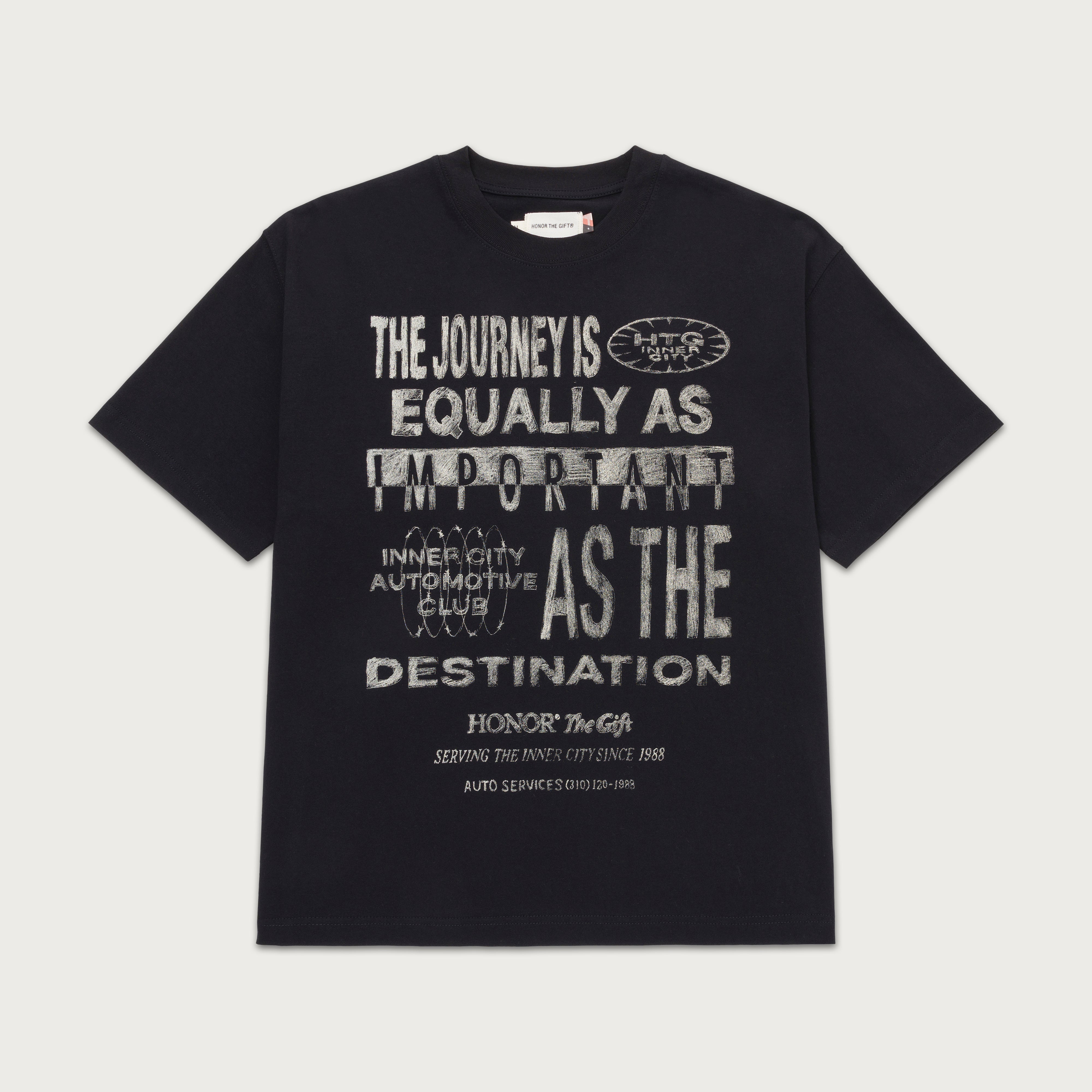 Traveled Journey Tee - Black