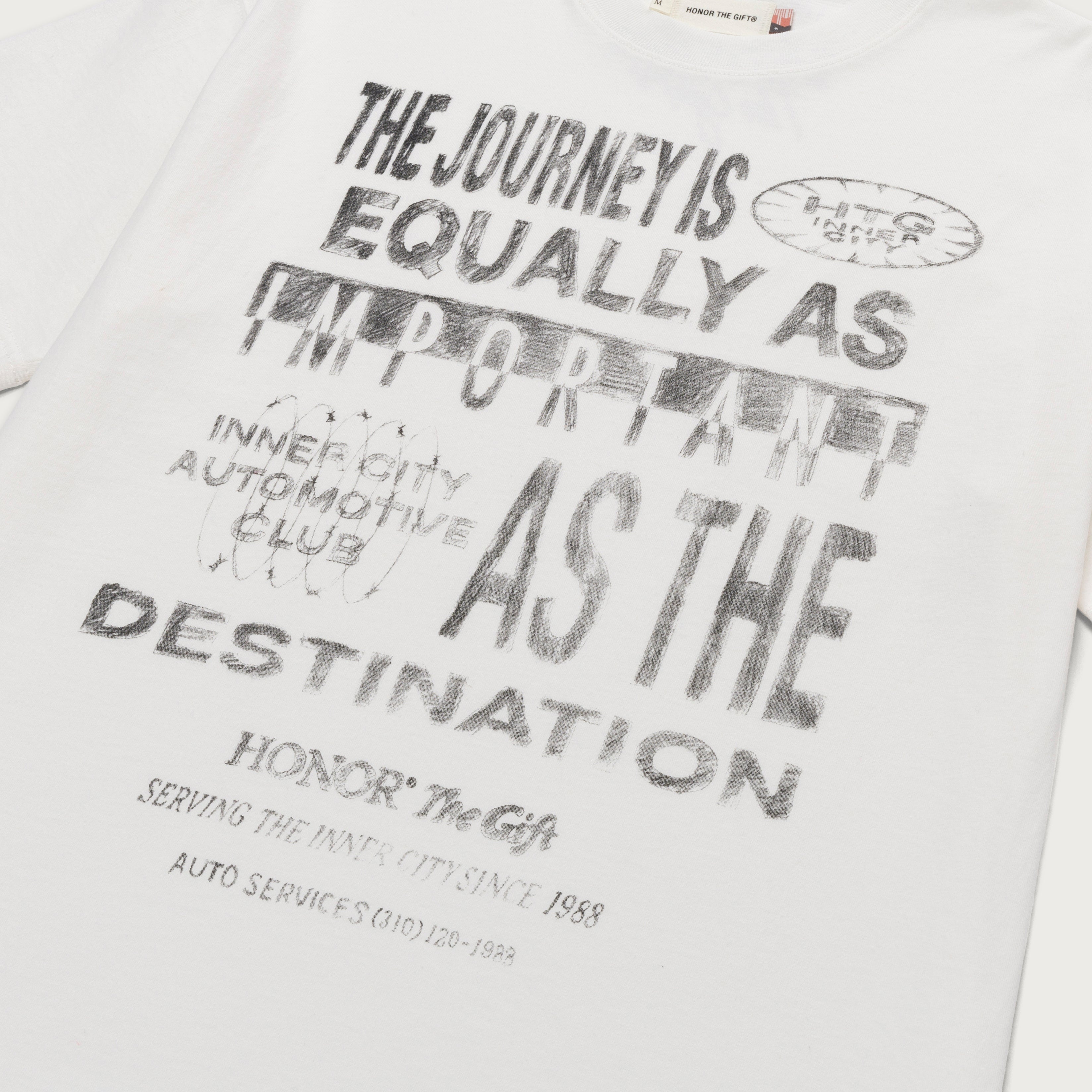 Traveled Journey Tee - White