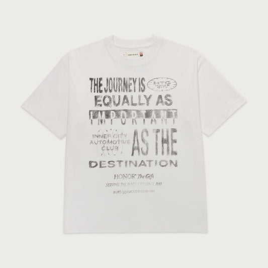 Traveled Journey Tee - White