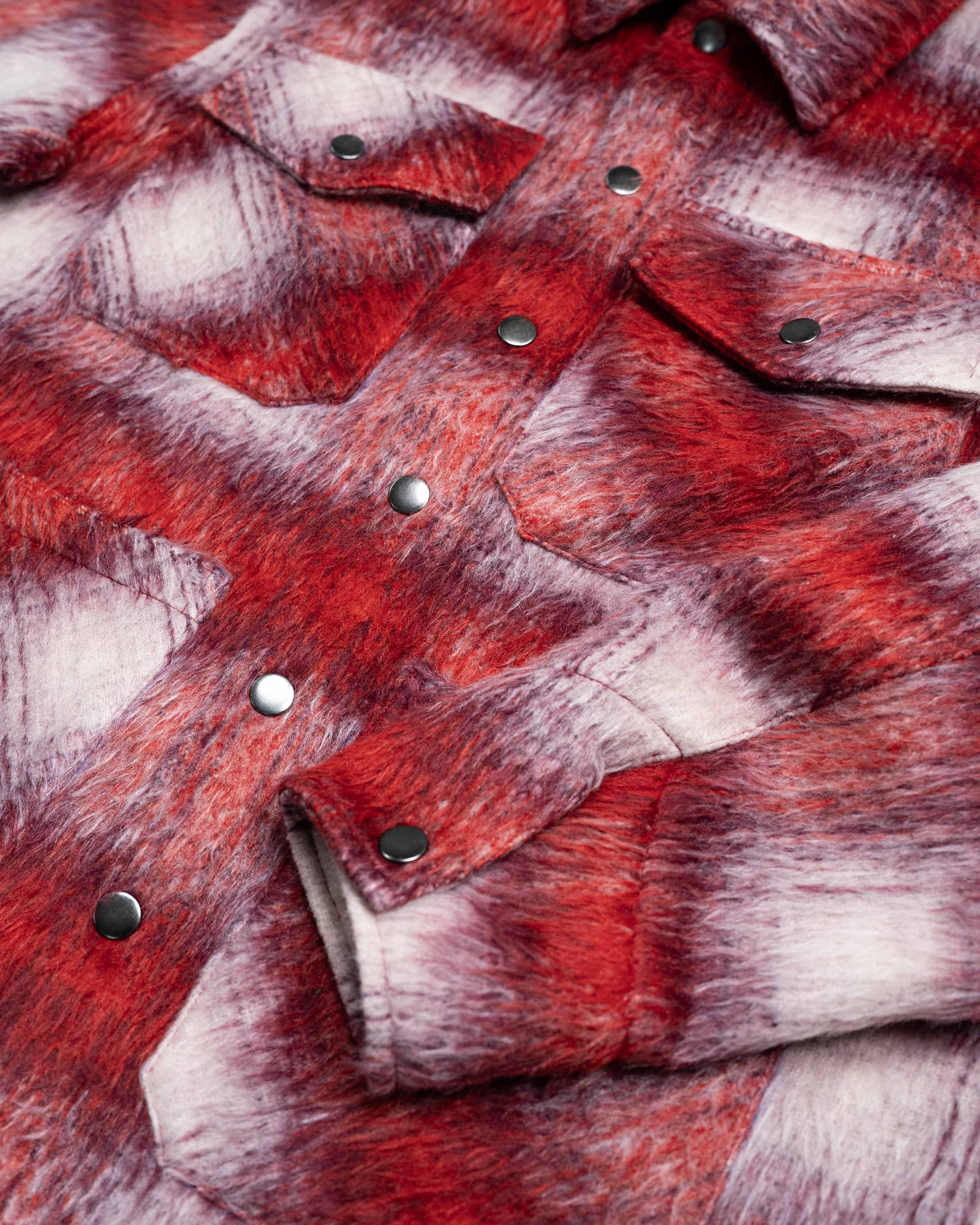 EPTM Mohair Chore Coat - Red
