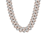 Diamond Cuban Chain Straight Edge 15mm