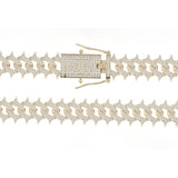 Spiked Diamond Cuban Chain