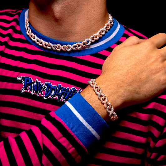 Diamond Infinity Chain 12mm