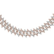 Spiked Laurel Diamond Cuban Chain