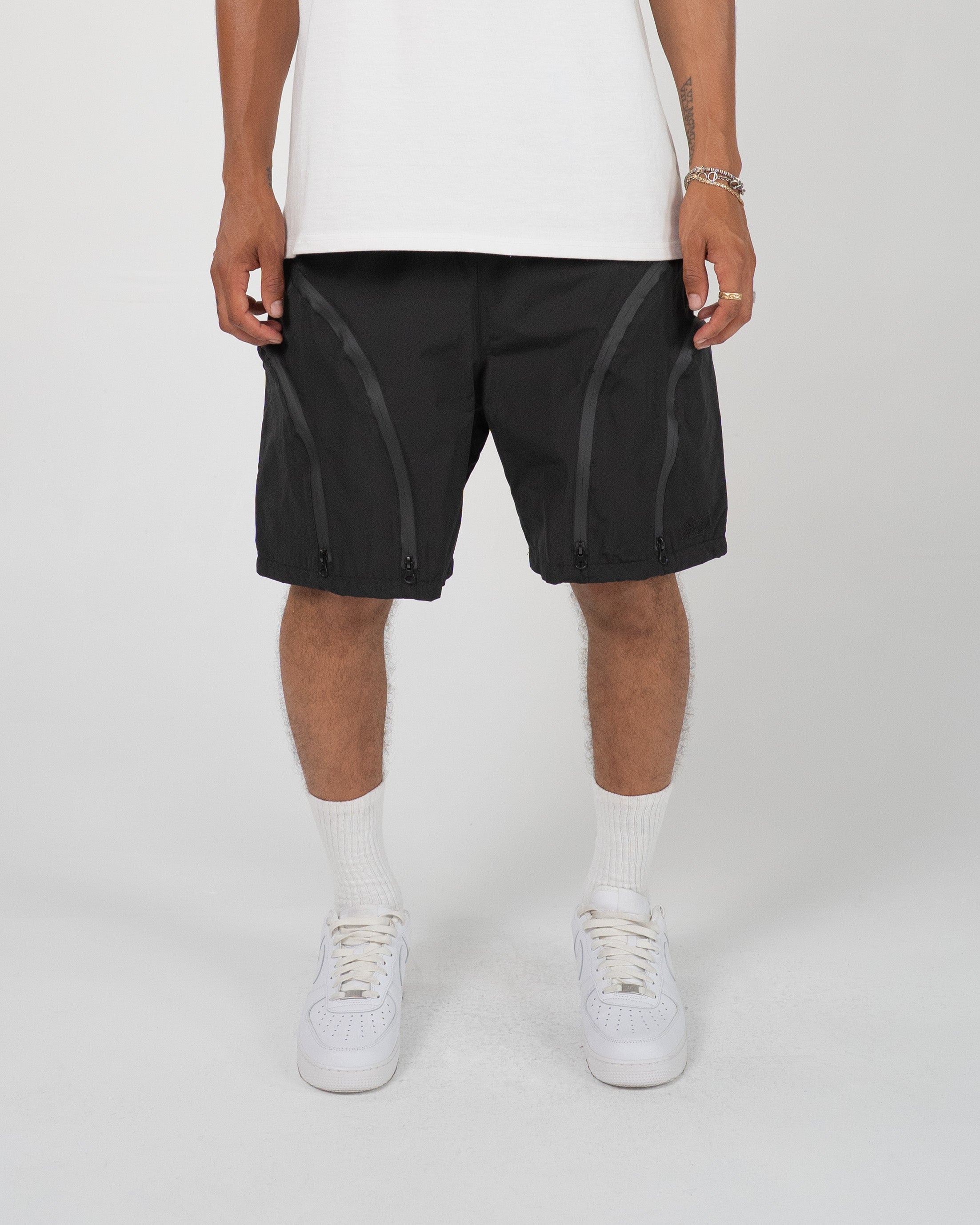 EPTM Double Zip Shorts - Black