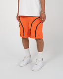 EPTM Double Zip Shorts - Orange