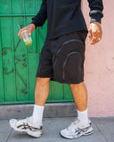 EPTM Double Zip Shorts - Black