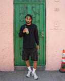 EPTM Double Zip Shorts - Black