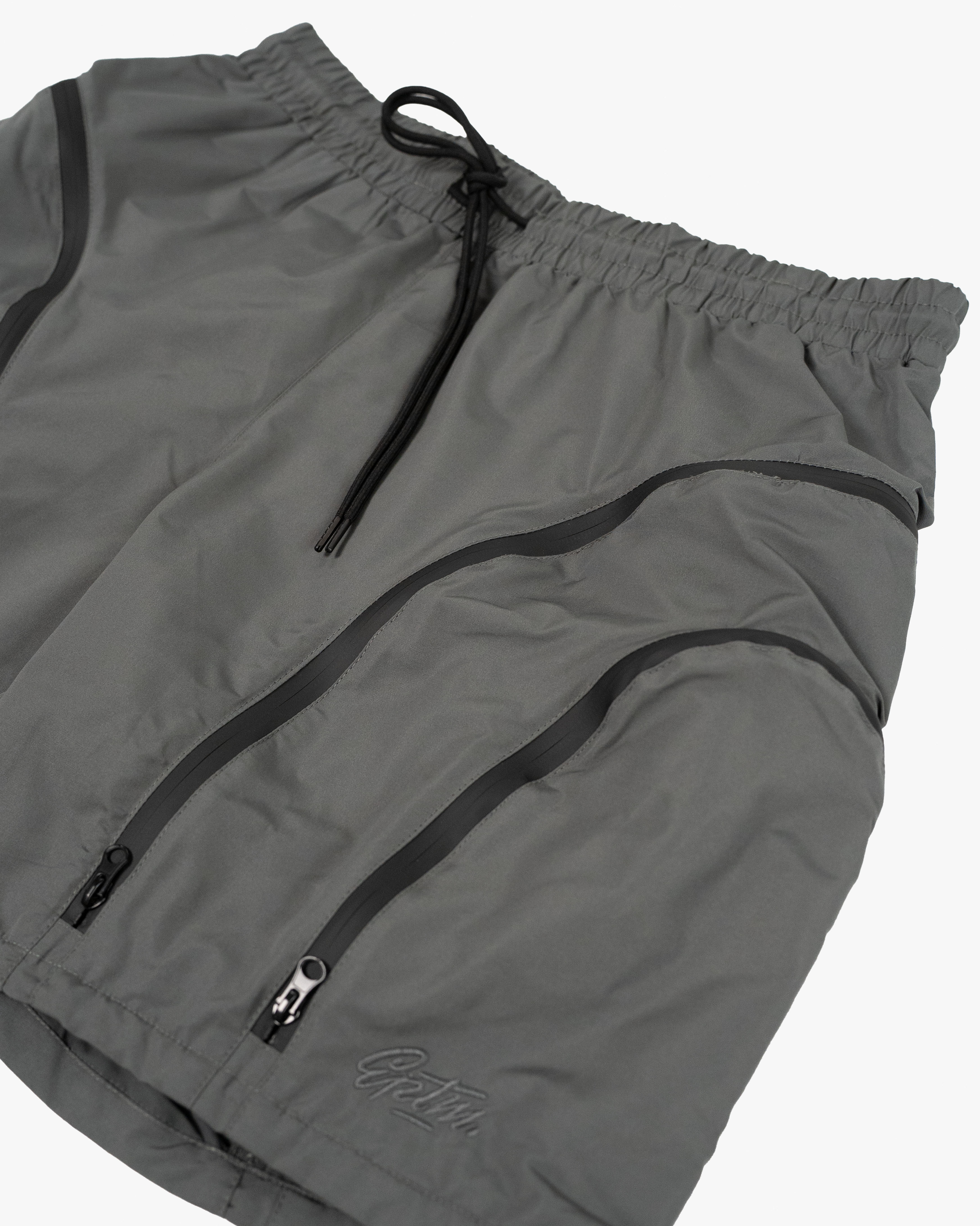 EPTM Double Zip Shorts - Grey