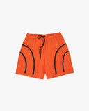 EPTM Double Zip Shorts - Orange