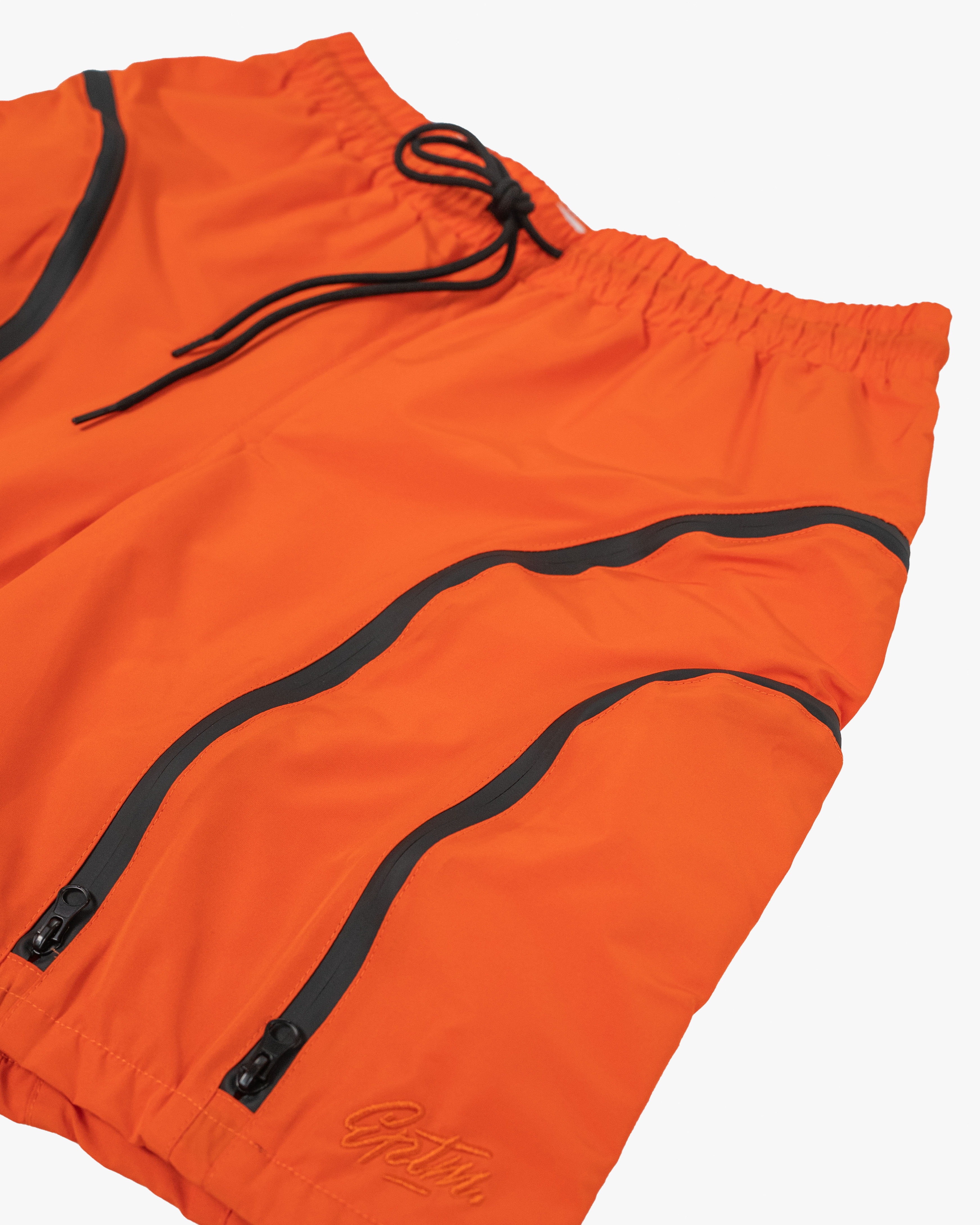 EPTM Double Zip Shorts - Orange