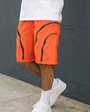 EPTM Double Zip Shorts - Orange