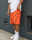 EPTM Double Zip Shorts - Orange