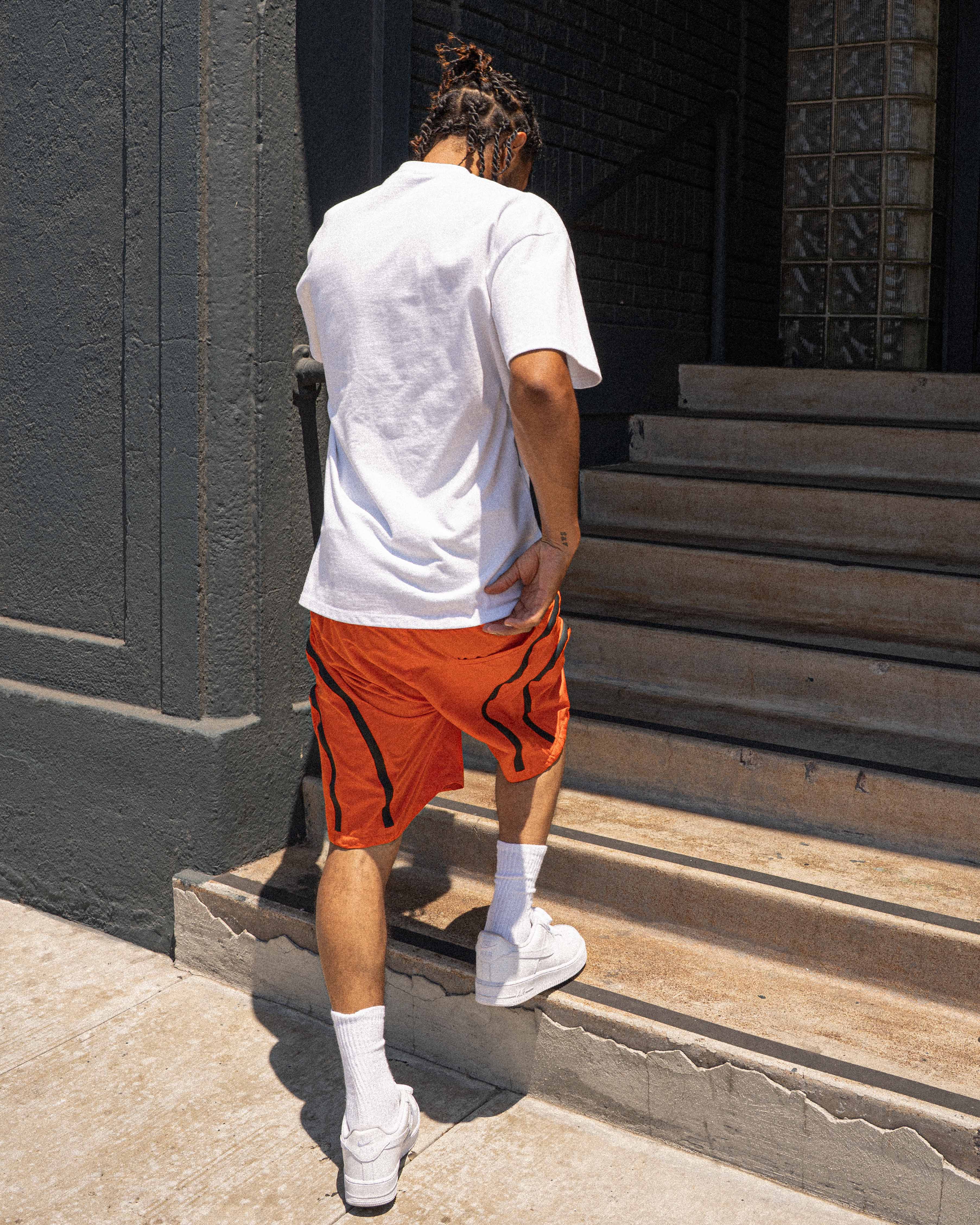 EPTM Double Zip Shorts - Orange