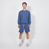 loop terry standard sweatshort / mountain blue
