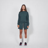 loop terry standard sweatshort / hunter green