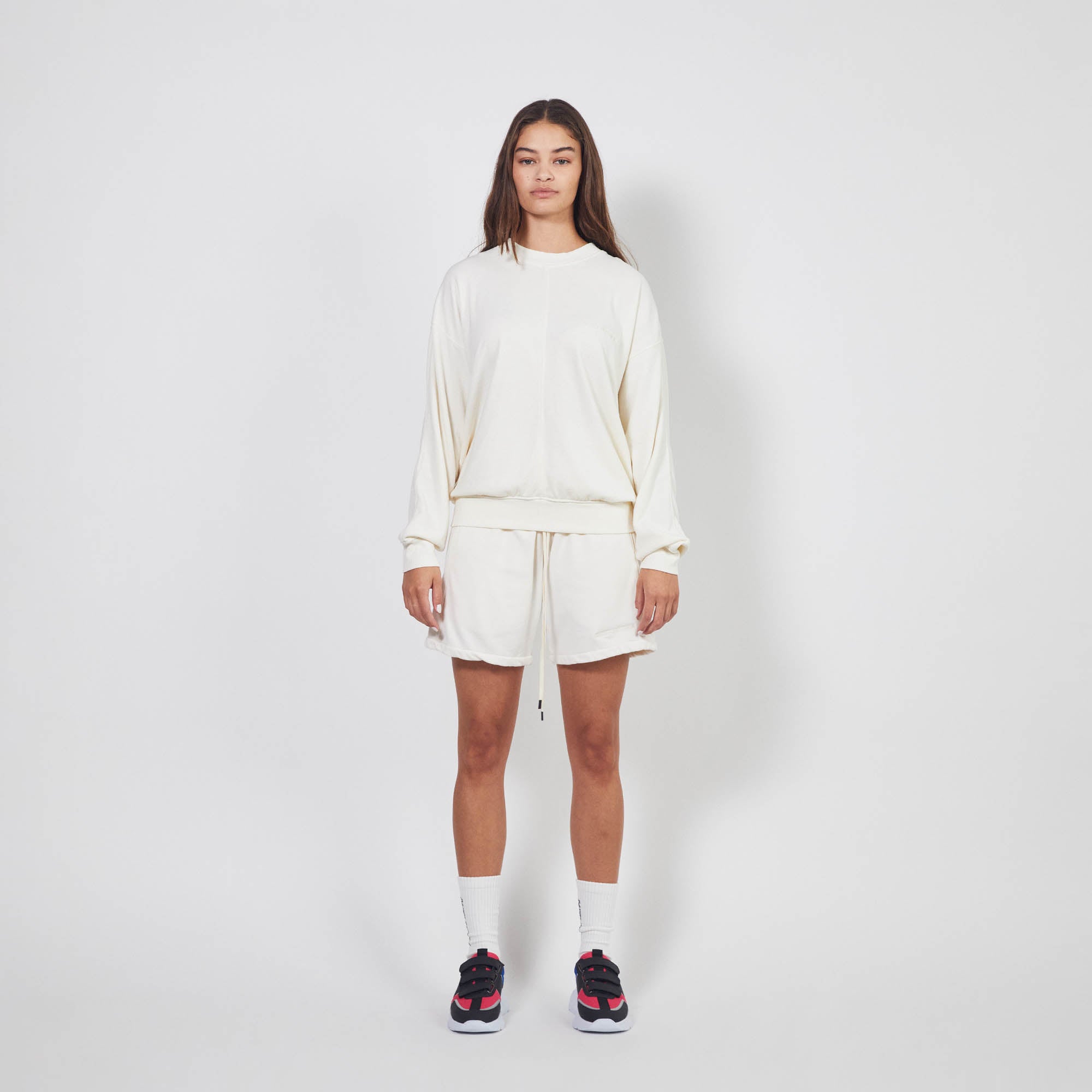 loop terry standard sweatshort / natural terry