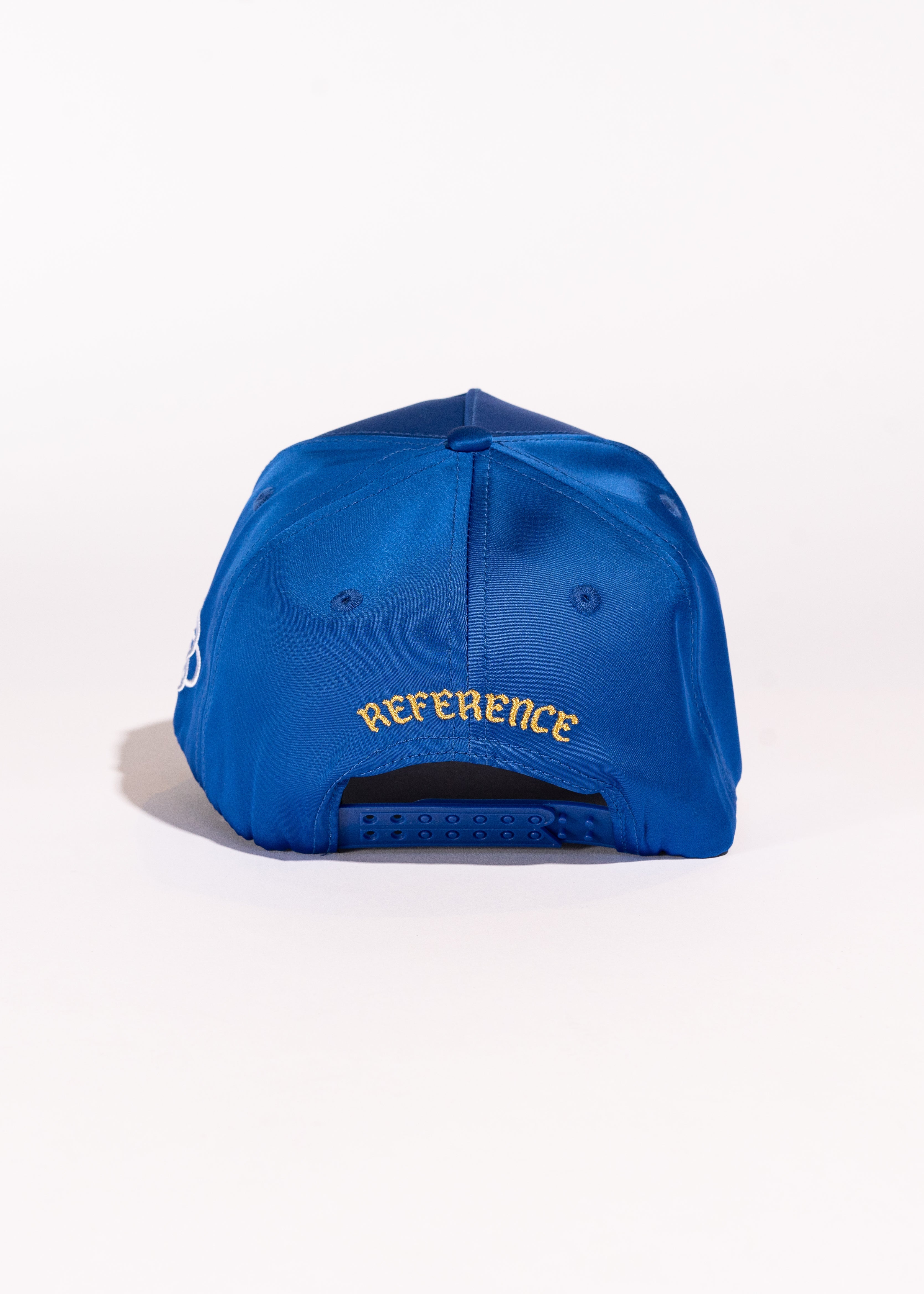 Los Angeles Souvenir Hat (Blue Satin)