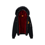 The lottery GT "Fur hooded canvas jacket"