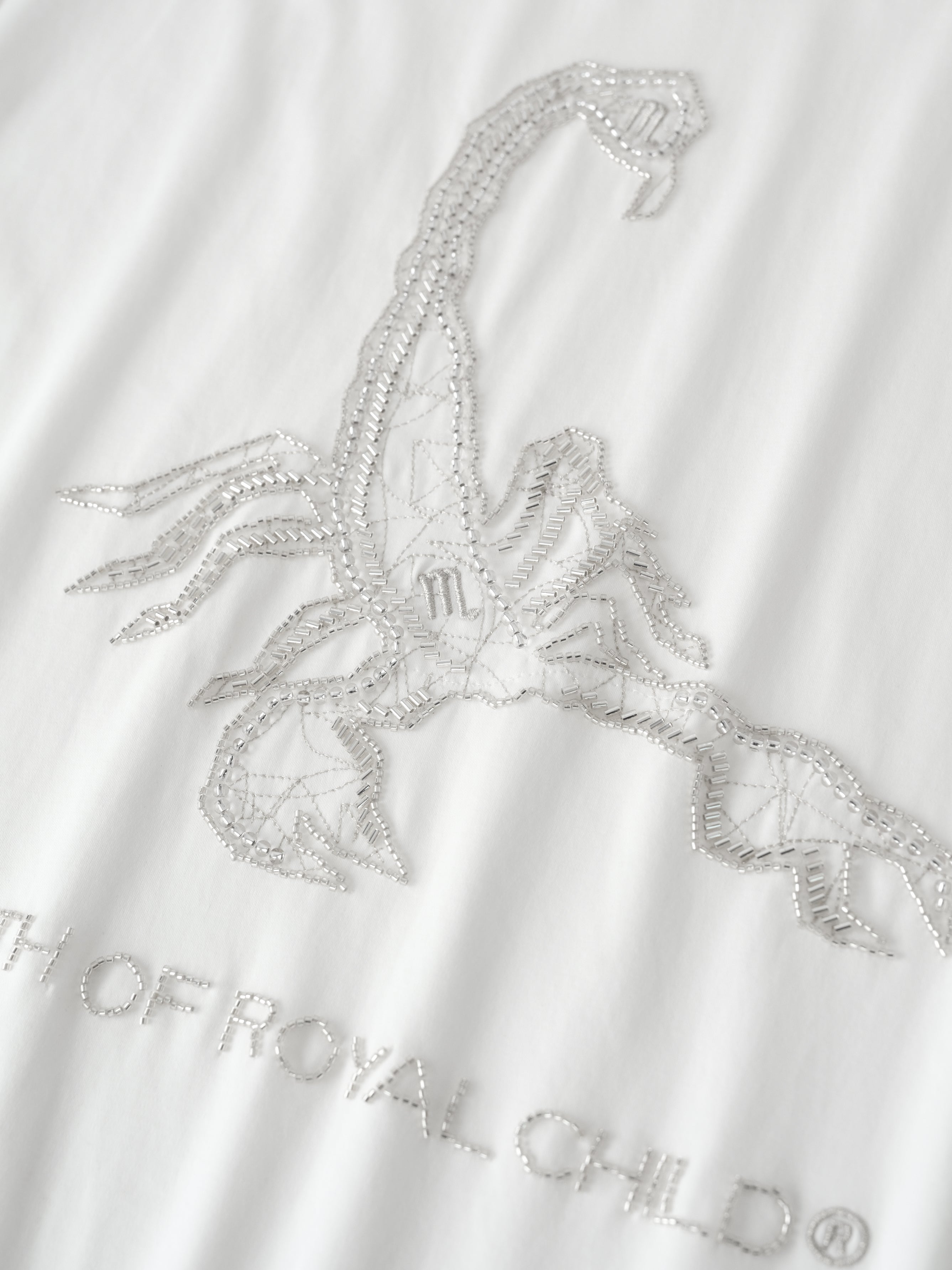 Zodiac Series Tee: Scorpio WHT