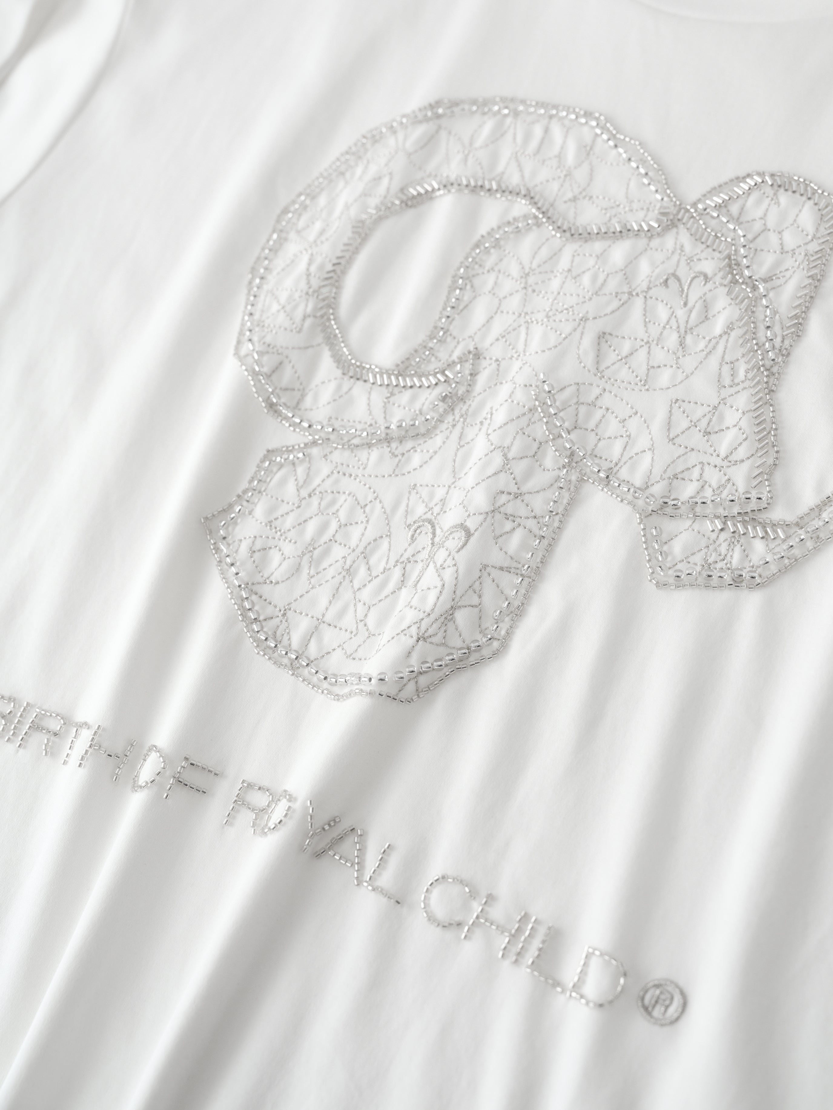 Zodiac Series Tee: Aries WHT