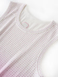 Cropped Stardust Pink Diamond Tank