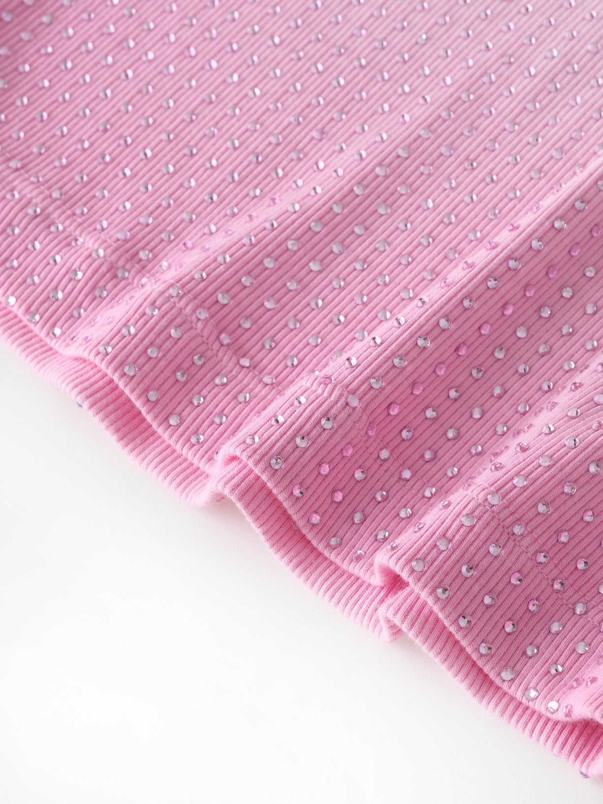 Cropped Stardust Pink Diamond Tank