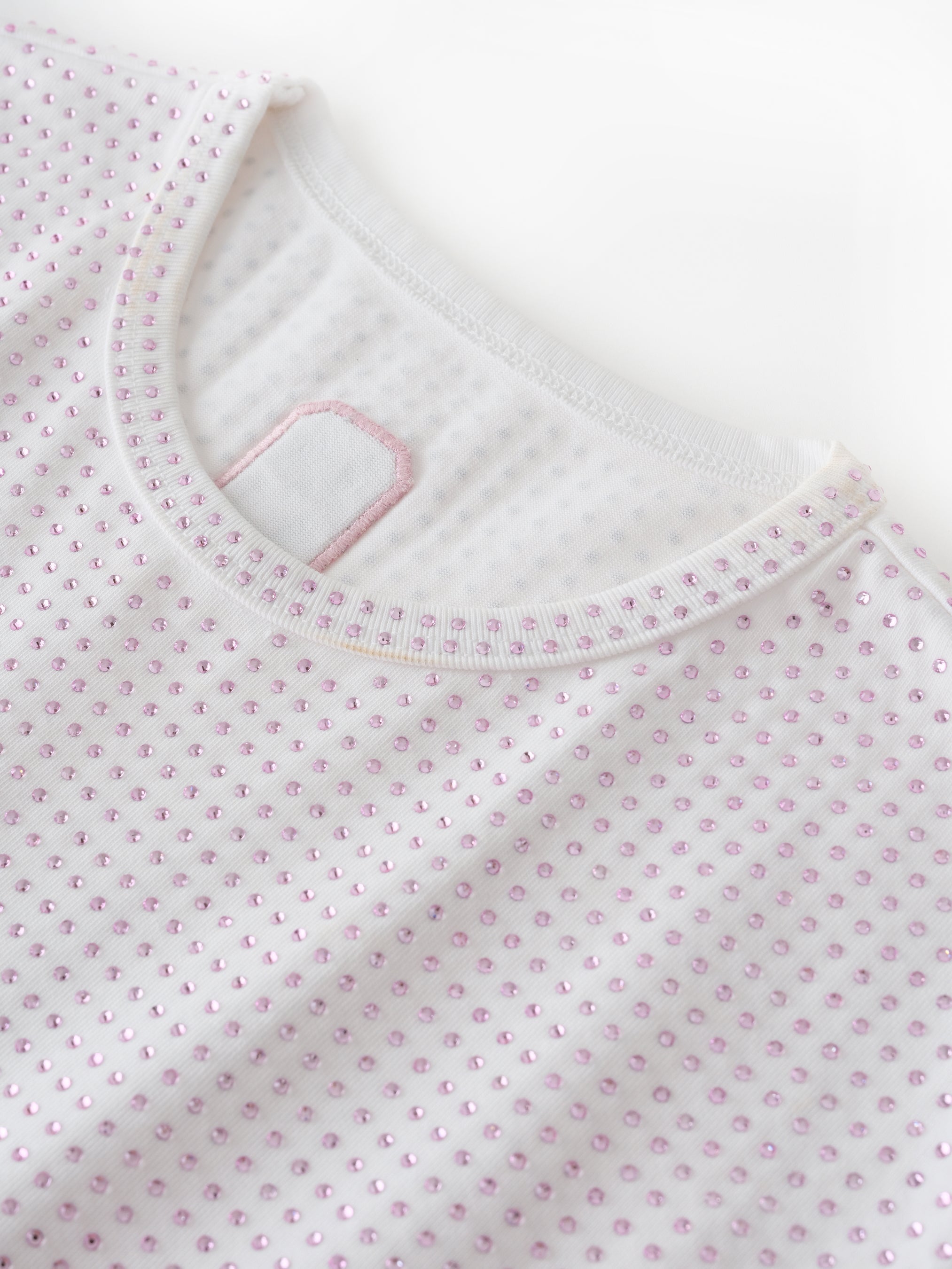 Cropped Stardust Pink Diamond Tee