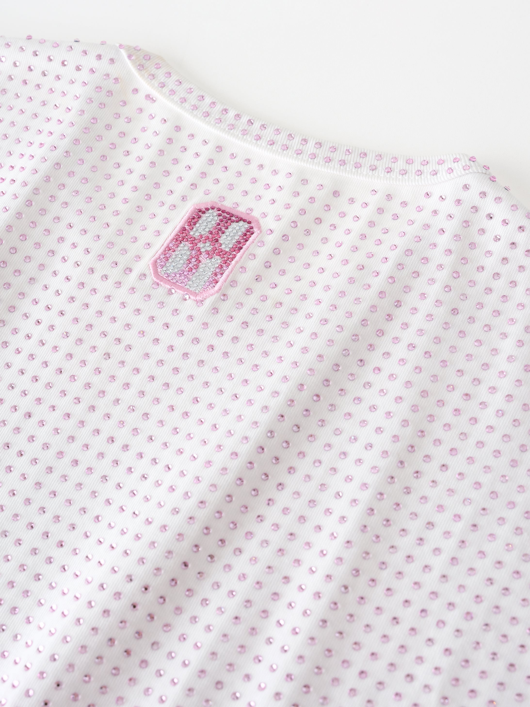 Cropped Stardust Pink Diamond Tee