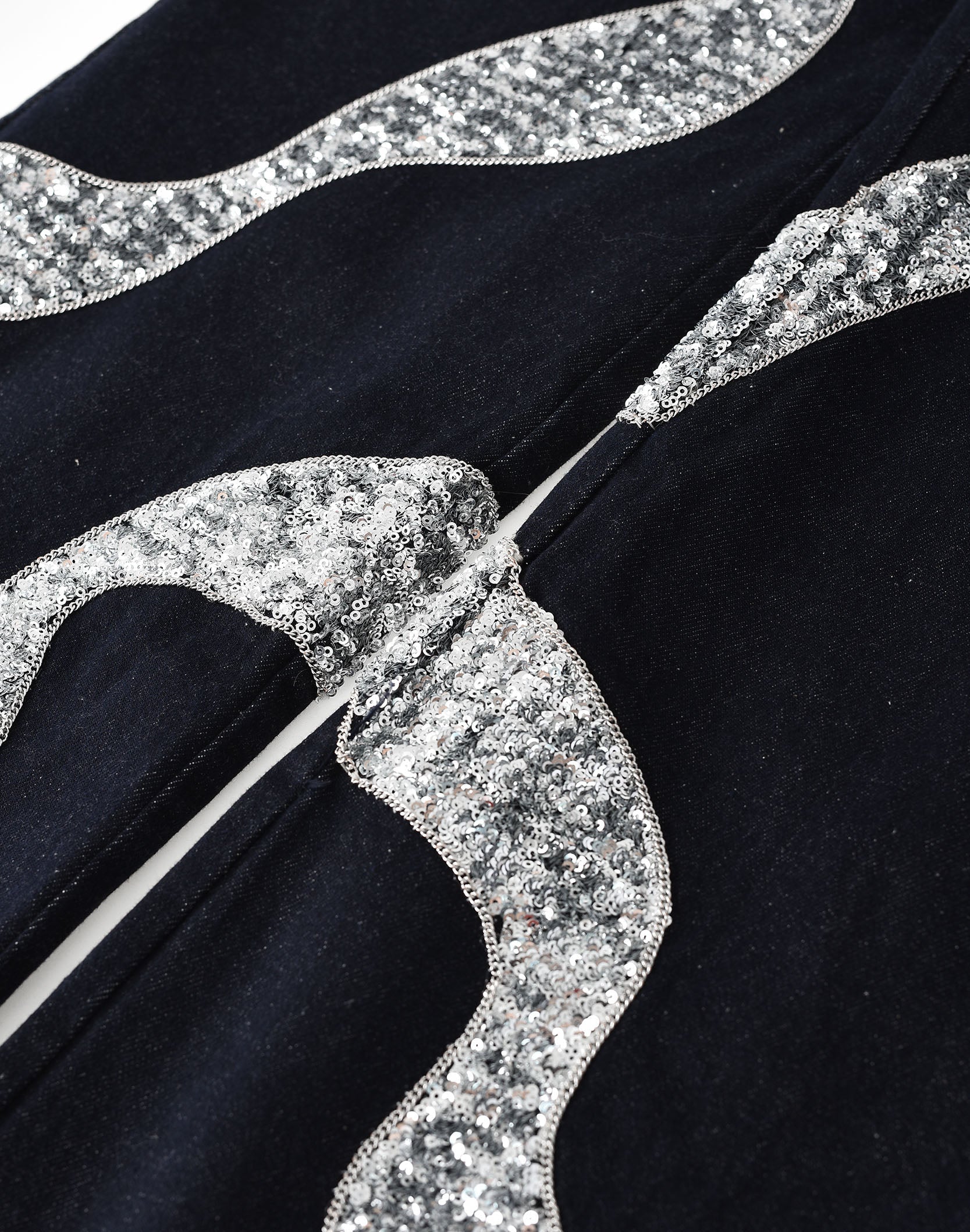 Silver Maze Denim Pants