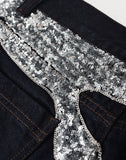 Silver Maze Denim Pants