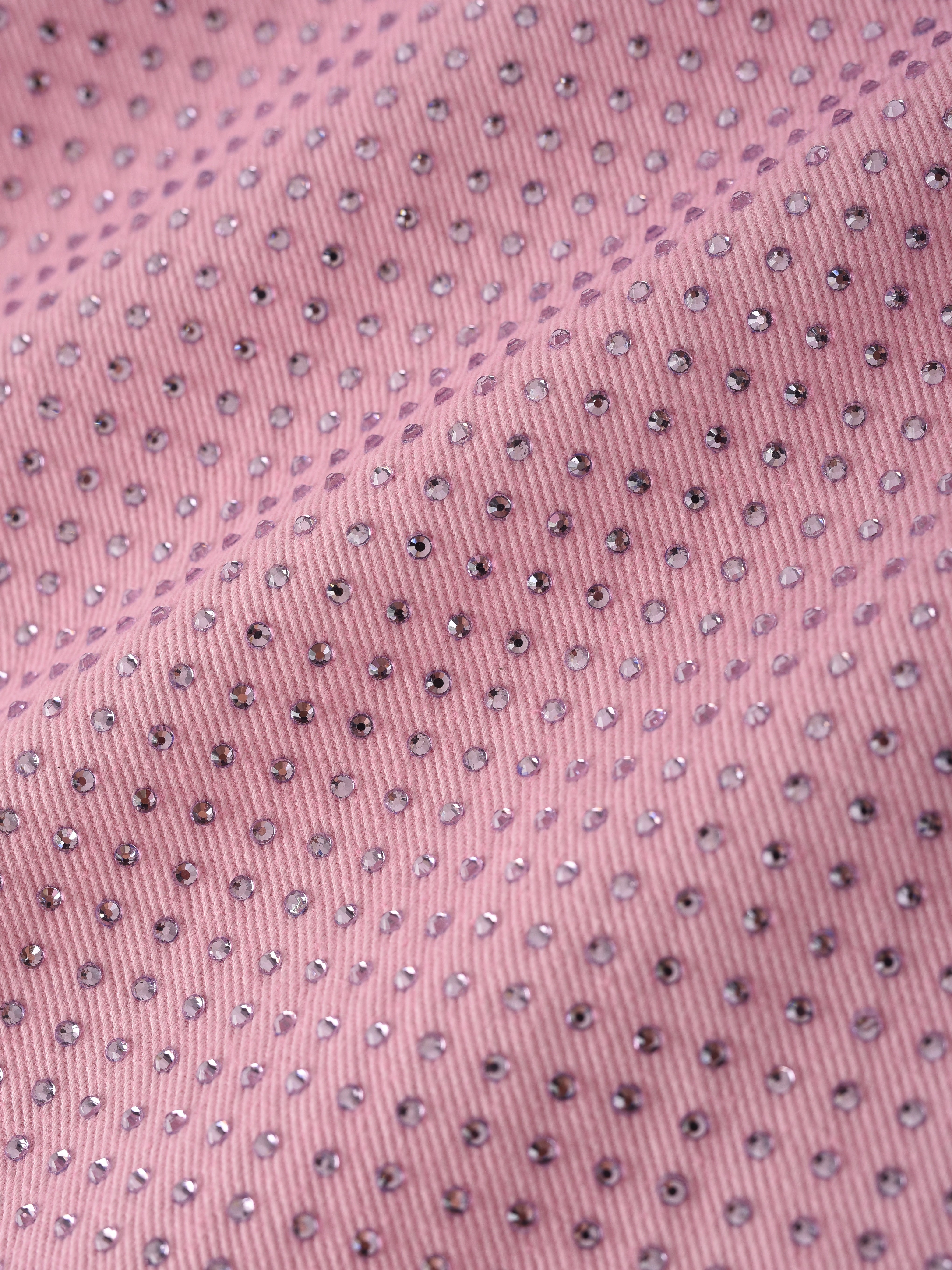 20K Diamond Stellar Denim Pants IN PNK