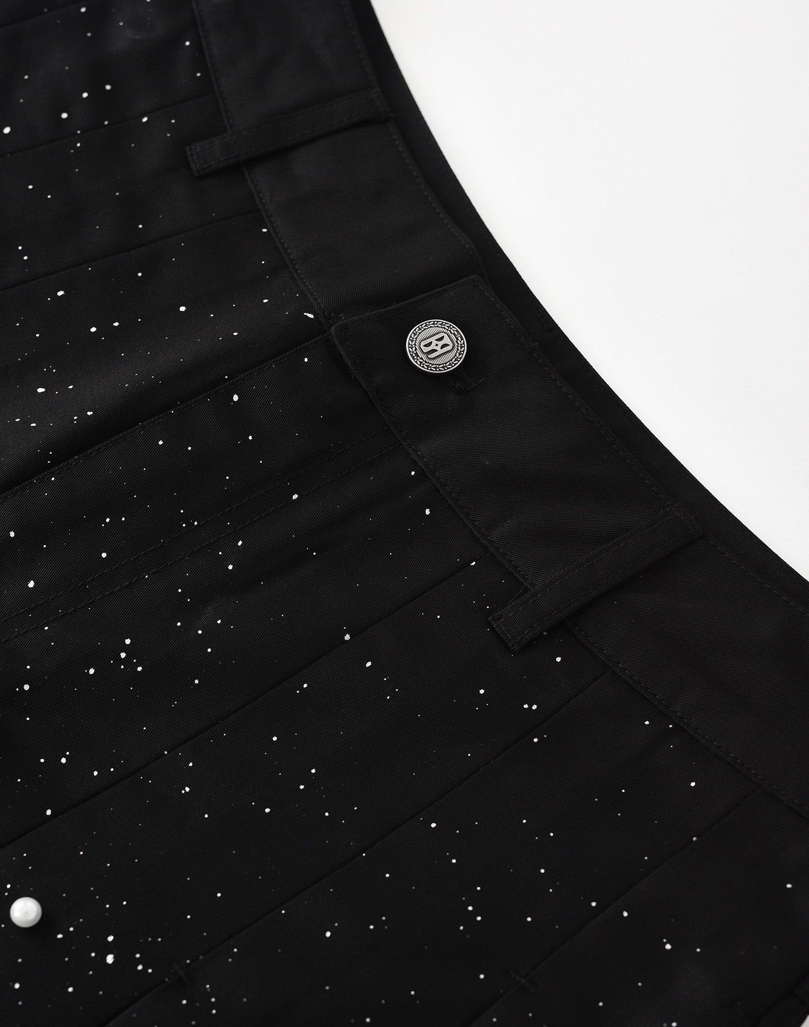 PEARL PLEATED WIDE SHORTS