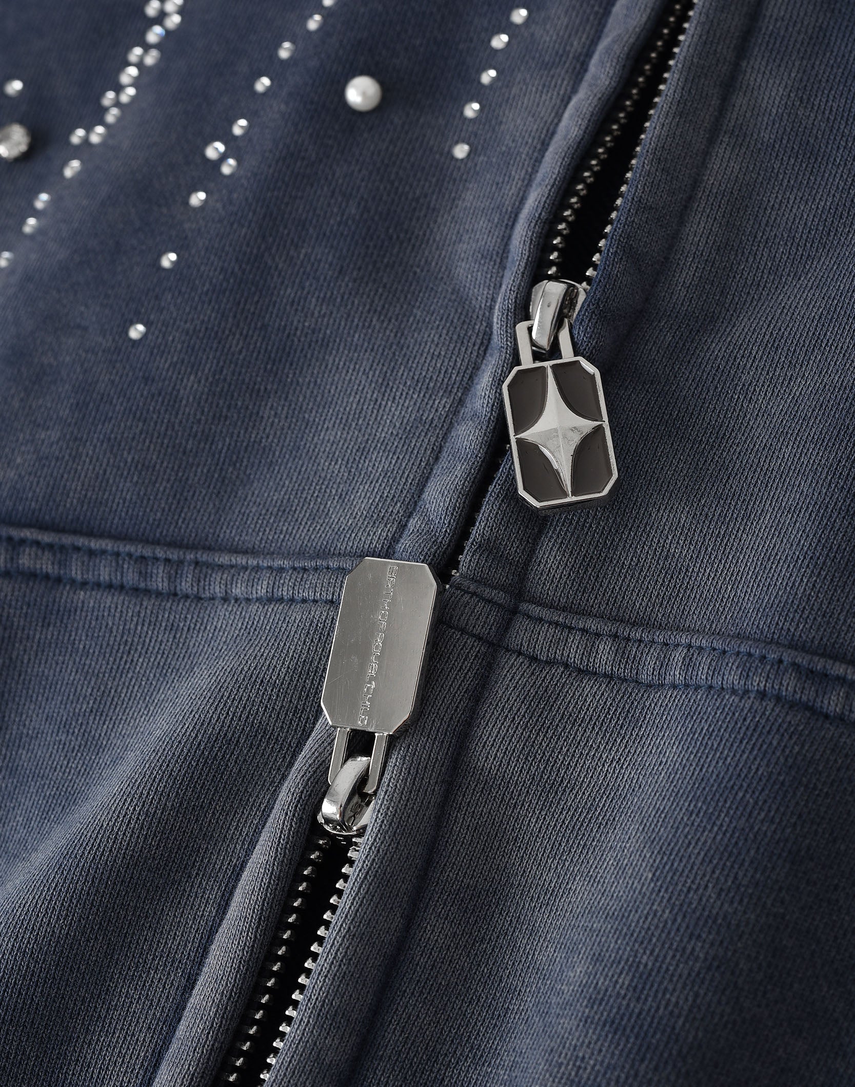 20K Steller Diamond Hoodie In Blue