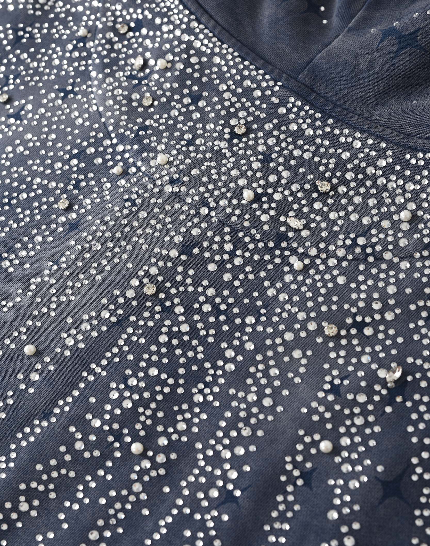 20K Steller Diamond Hoodie In Blue