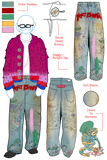 ART IS WAR PAINTER PANTS