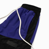 icon mesh gym short / ultra violet + black