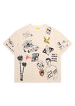 Doodle Tee - Antique White