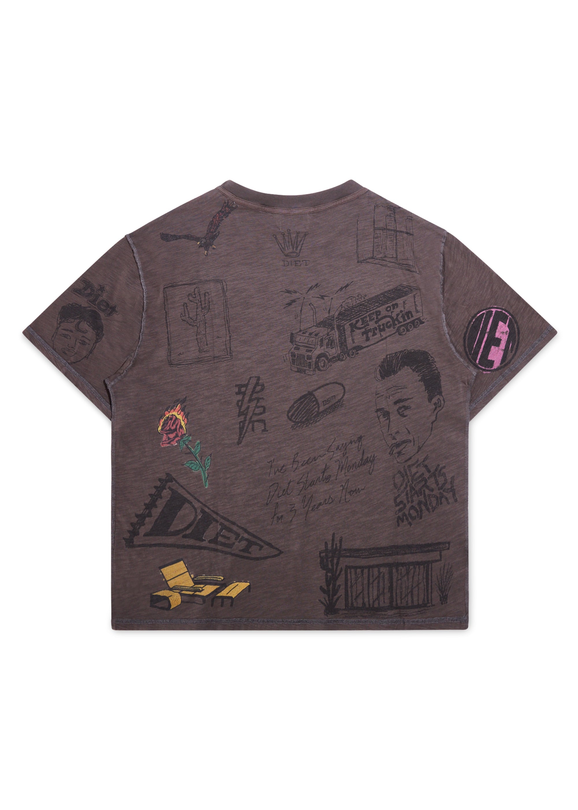 Doodle Tee - Vintage Black