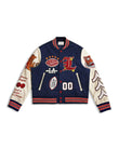 "Champion" Letterman Jacket (Blue/Red)
