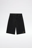 EMBROIDERY JORTS - Black