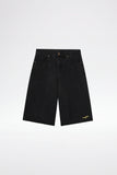 EMBROIDERY JORTS - Black