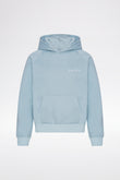 EMBROIDERY LOGO HOODIE - Clear blue