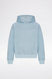 EMBROIDERY LOGO HOODIE - Clear blue