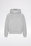 EMBROIDERY LOGO HOODIE - Gray