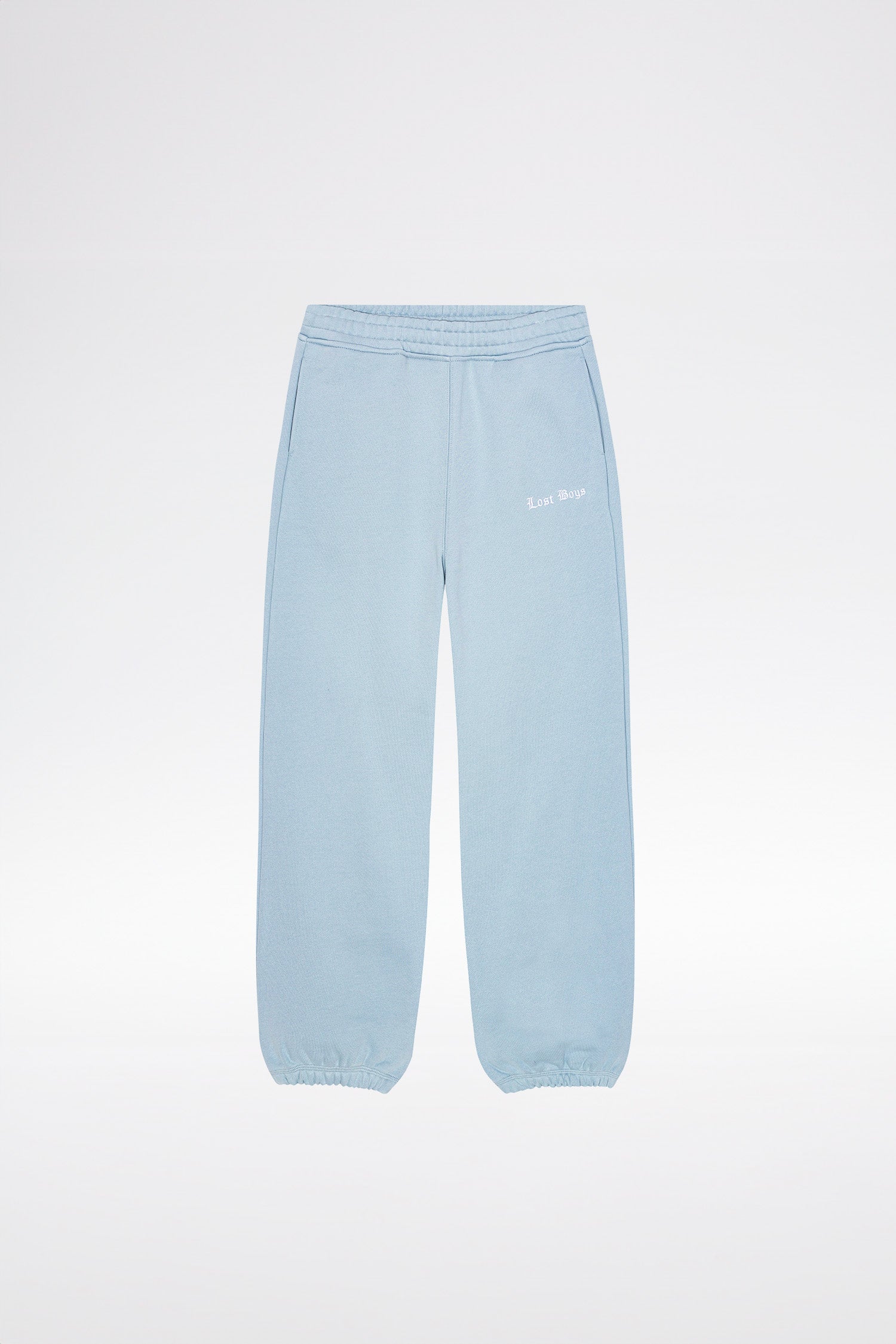 EMBROIDERY LOGO JOGGERS - Clear blue