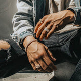 4 Row Diamond Stacked Eternity Ring