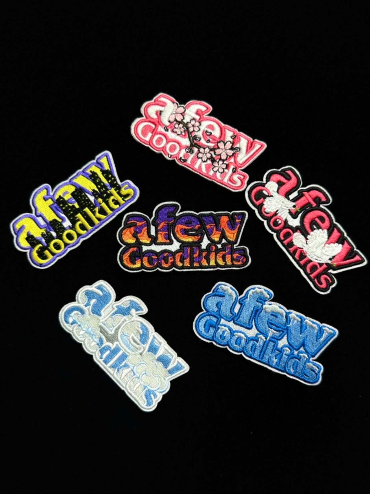 DONCARE(AFGK) “Embroidered patch logo tee”